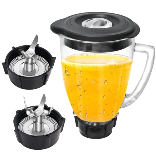Jarra De Batidora De Repuesto Compatible Con Osterr Blender 6 Cup 1.25 Litre, Vaso De Licuadora...