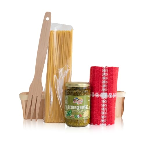The Wine Guys Präsentpaket Italienische Gaumenfreuden: Amoruccio Grillo & Pesto Kochbox Set