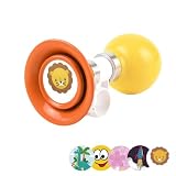 HUANR Kinder-Fahrrad Hupe, Hoher Dezibel-Hupe Fahrrad Kinder, Orange Farbe
