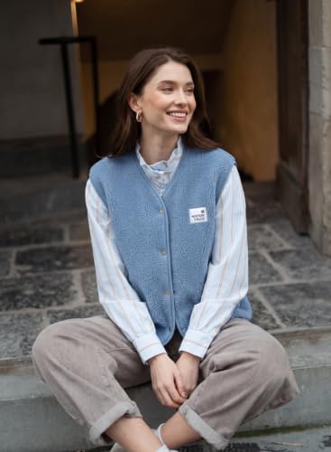 Sherpa Fleece Vest with Pockets - image 5