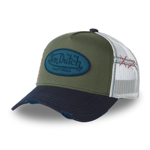 Von Dutch Casquette Homme & Femme, Casquette Trucker Navy, Ajustable, Bleu Taille TU