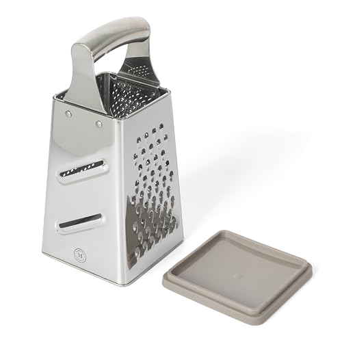 Comparison: Best Box Cheese Grater 10 Martha Stewart Sprucedale 9.5" Stainless Steel 4-Sided Food/Cheese Box Grater