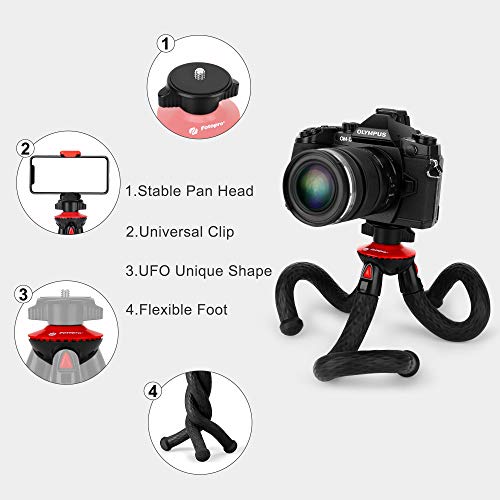 Camera Tripod, Fotopro Ufo Flexible Tripod For Camera Bendable Handheld Vlogging Tripod With Phone Mount For Iphone Samsung Canon Dslr Sony Nikon #TOP1