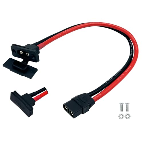 XT90 Lipo Battery Connector 10AWG 30cm XT90E-M Male to XT90 Female for Airplane Model Battery