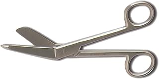 GIMA Forbici per Infermieri, Lister, per Bende, Standard, in Acciaio Inox, Finitura Satinata, Rivestimento in Polvere, Lunghezza 15 cm