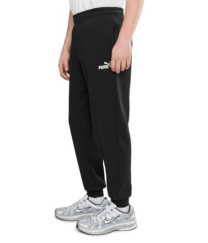 Image of PUMA Men's Essentials No.1 Logo Cuffed Sweatpants