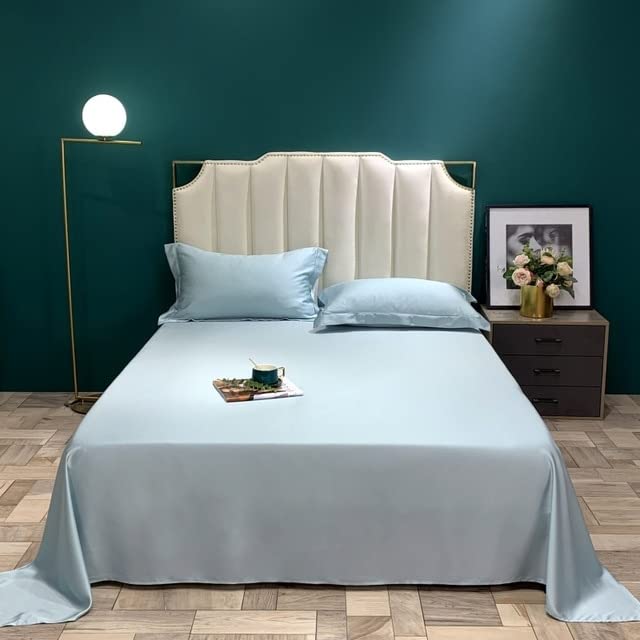 Drap plat en soie de couleur unie pour sublimer l'ambiance de votre chambre