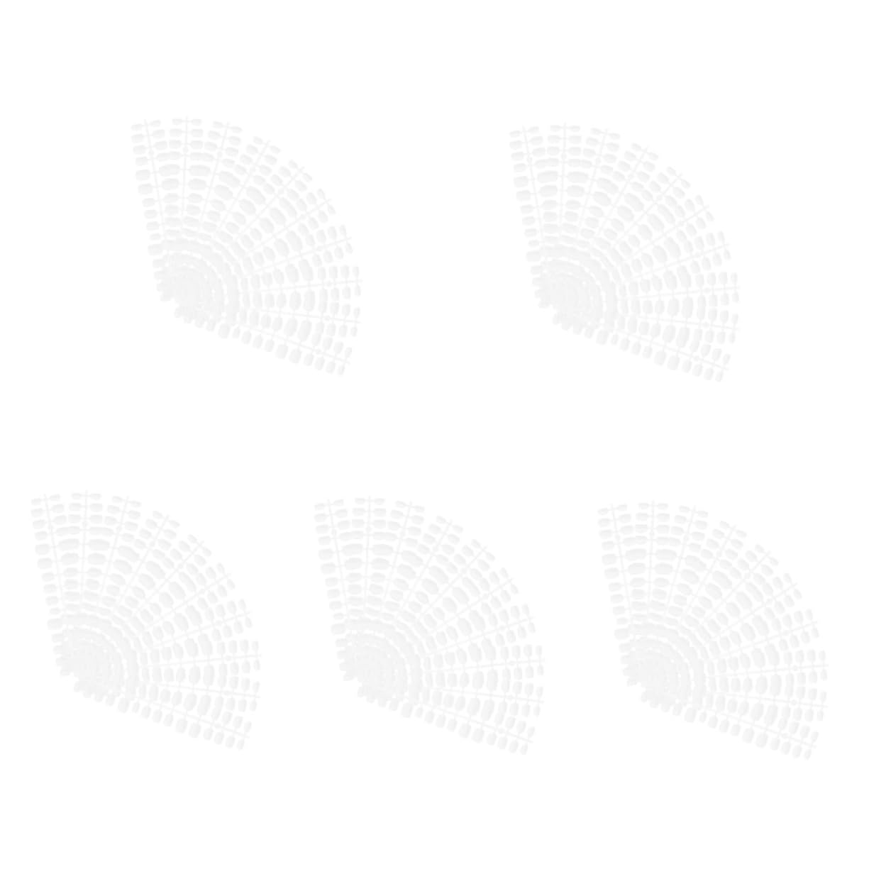 minkissy 50fogli Punte Per Unghie Artificiali Per Pedicure Decorazione Completa Per Unghie Piedi Per Manicure Fai Da Te Varie Facile Da Applicare e Rimuovere