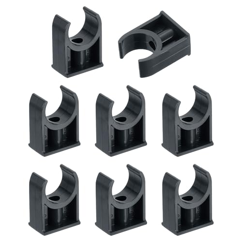 QUARKZMAN 8Pcs Attaches de Tuyau D'eau en PVC, Fixations en Forme de U pour Tuyaux, Support de...
