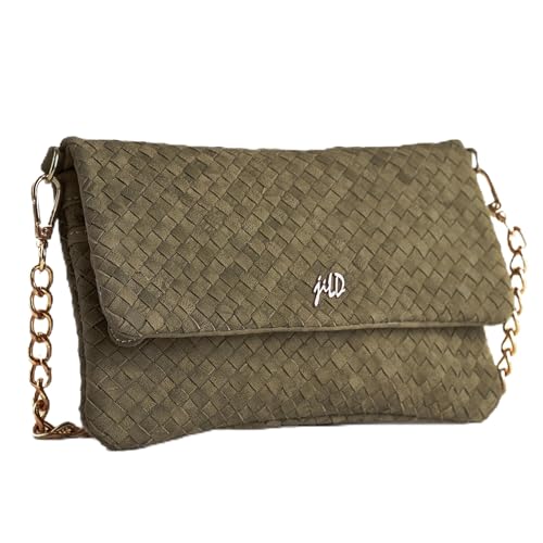Image of Jild Hobo Style Woven Bag for Women - Soft Handmade Genuine Leather Work Tote Bag - Cross Body Womens Purse