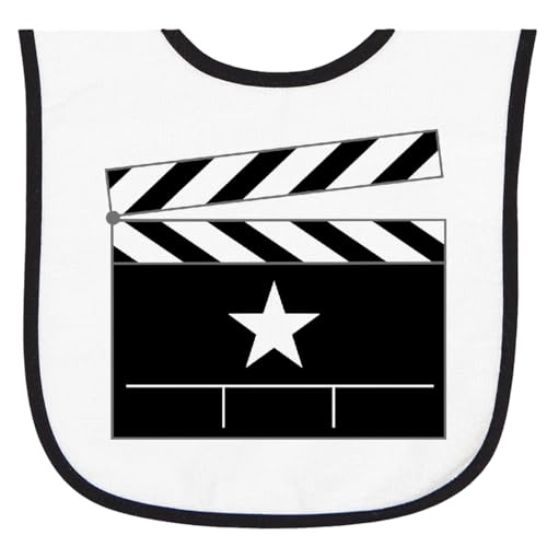 inktastic Director Movie Clapboard Baby Terry Cloth Bib