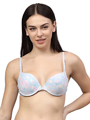 Image of Quttos PrettyCat Printed Front Open Underwire Sexy Pushup Bra