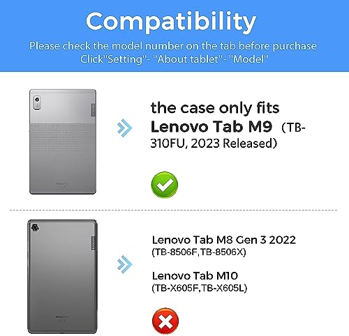 Housse Lenovo Tab M9 antichoc dorée idéale pour vos voyages et sorties - 2