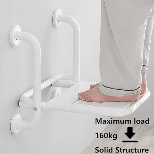 Chaise de salle de bain à visser pour éviter les chutes