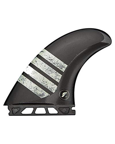 Future Fins FT1-V2 Alpha Twin Fin Set, Carbon/Tan