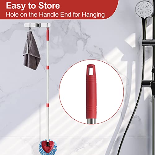 Manche balai 4 sections compatible Ocedar, recharge EasyWring rouge à vis US - 7