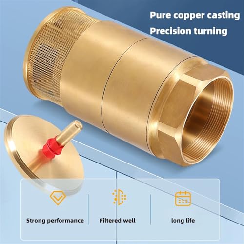 Válvula de pie DN80 de cobre antidescebado para tanques de aceite y cisternas 5