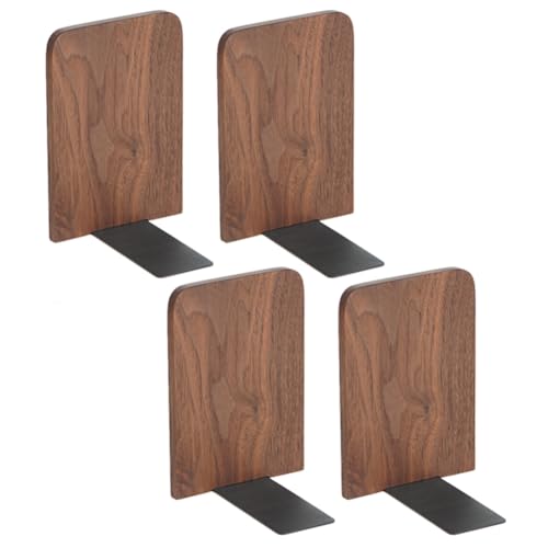 Aiwjeakh Sujetalibros de oficina resistente para estanterías, soporte antideslizante para libros y CD, 6.69 x 4.72 x 3.94 pulgadas