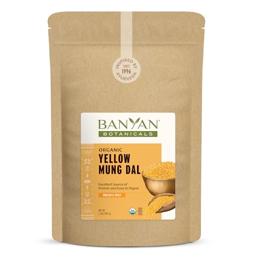 Banyan Botanicals Organic Yellow Mung Dal – Premium Split Mung