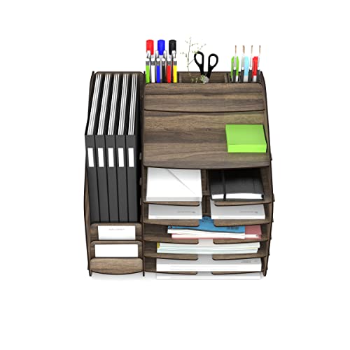 Mingitav Design OTTO Fx-xl Modest - 2 Renk - A4 Evrak Rafı Masaüstü Organizer design_otto_fx_XL_Modest (Ceviz)