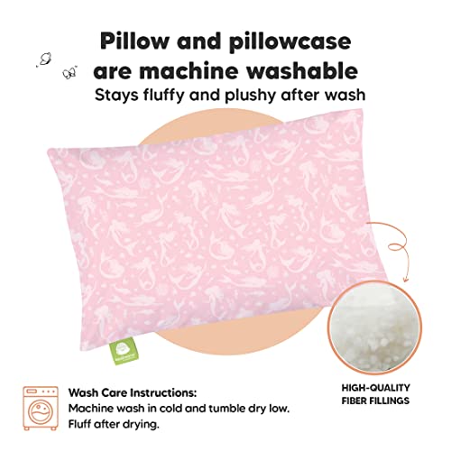 image for KeaBabies Toddler Pillow with Pillowcase - 13x18 My Little Dreamy Kids