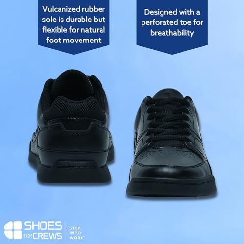 Shoes For Crews Women's Slip-Resistant Work Sneakers - Comfortable, Stylish, Water-Resistant Non-Slip Work Shoes for Women - Ideal for Food Service, Healthcare & Hospitality - Street Casual4