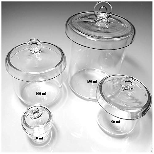 Creusets à quartz avec couvercles de 50 ml Alpha Nanotech matériel de laboratoire