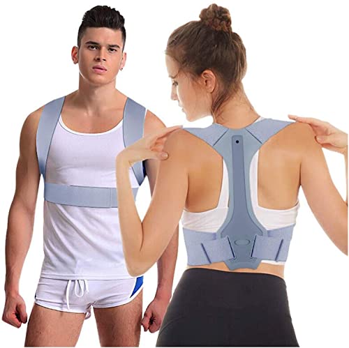 Bandage de correction de la posture lombaire et corset de thérapie dos gris