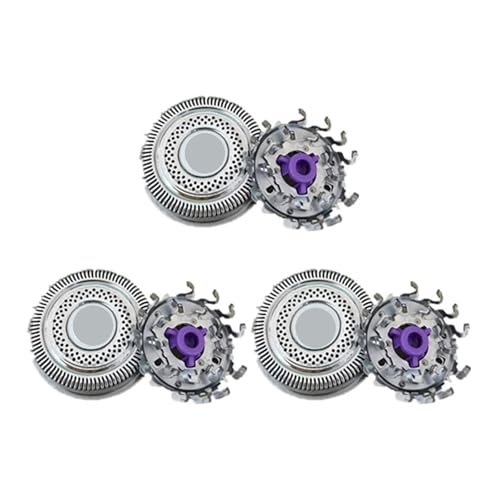 Y21A 3Pcs SH98 Replacement Head Razor Blade，Compatible For Philips，Shaver SP9863 SP9880 SP7000 9000 9861 Shaver Head Accessories