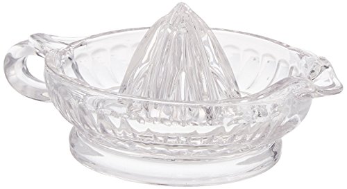 Glass Manual Citrus Juicer, 5 Inch