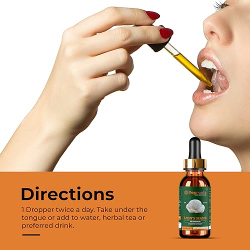 Image of Lion's Mane Mushroom Supplement | Liquid Extract | Supports Memory, Focus & Mental Clarity | Natural Nootropic | Alcohol-Free