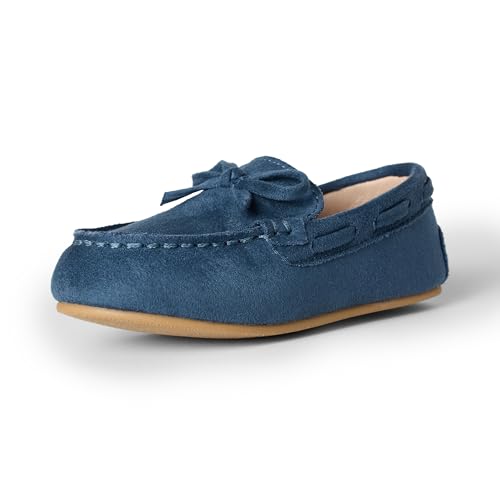 Amazon Essentials x Sofia Grainge Unisex Toddlers Slip-On Loafer Flat Shoes Navy 7 Toddler