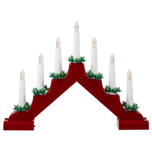 Northlight LED Lighted Christmas Candelabra Bridge - 13