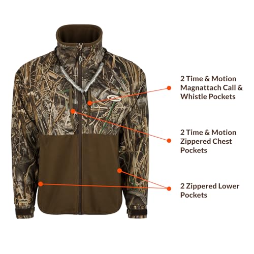Image of Drake Waterfowl Men's Mst G-flex Eqwader Full Zip Jacket