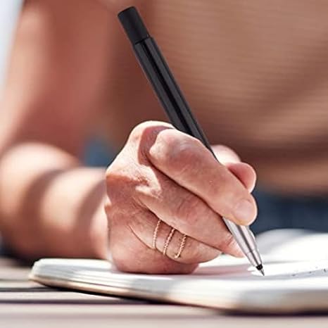 Parker Vector Standard Gold Trim Roller Ball Pen | Ink Color - Blue | Black Body Color | Ergonomic Design | Built for long writing sessions - Image 3