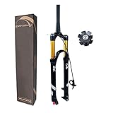 Forcella ammortizzata per mountain bike, corsa: 120/130/140 mm, con funzione di regolazione dell'estensione