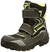 Lurchi Kosta-Sympatex Stiefelette, Black NEON Yellow, 31 EU