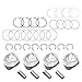 Mievlyo Engine Piston & Pin & Piston Ring Kit Fit for Hyundai Sonata Tucson for Kia Optima Sportage 2.4L 2011-2019, Replace 23040-2G200 23040-25200 23410-25201