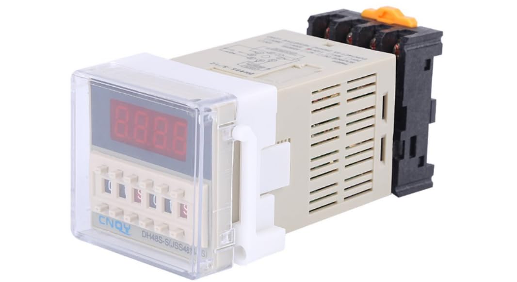 LMNCBVYA DH48S-S Digital Display Cycle Time DC24V - 3A Round 8-Pin with Base for Precision Timing Applications