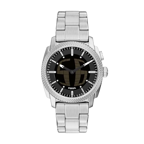 La Mejor Lista de fossil gen - solo los mejores. 41 Reloj Fossil Machine de acero inoxidable en color plateado para hombre