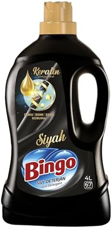 Bingo Sıvı Bakım Çamaşır Deterjanı, Siyah, 4 Lt — Amazon ürün görseli