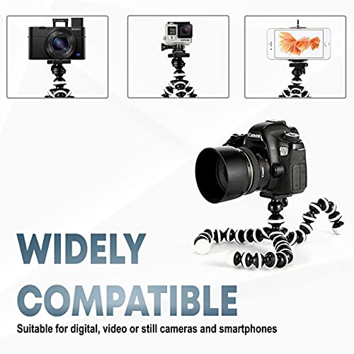 Image of Tygot T-720 (52 inch) Tripod for Smartphones & Cameras with Mobile Holder and Carry Bag, Load Capaci