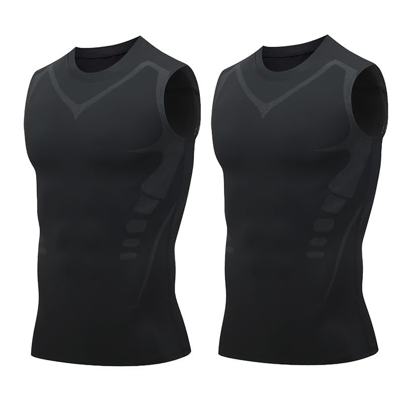 Expectsky Ionic Shaping Vest, Energxcel Ionic Shaping Vest, Compression Shirts for Men, Comfortable and Breathable