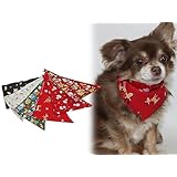 ［CHAMMY］【クリスマスバンダナ 12枚セット】トリミング バンダナ トリマー おしゃれ 子犬 かわいい お得 セット パピー 美容 カット 仕上げ アソート 詰め合わせ 夏 サマー 浴衣 ゆかた ペット サロン (Sサイズ)