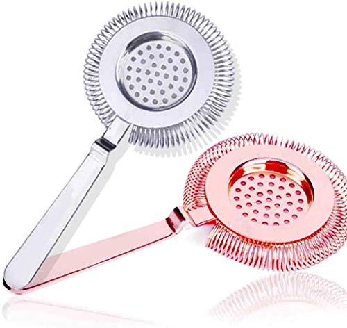 Set profesional coctelera de acero inoxidable 17 oz dorado miniatura 5