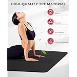 HAPBEAR Extra Large Yoga Mat - 72"x48"/78"x54", 1/4" & 1/3" Thick, Non-Slip, Durable, Eco-Friendly, Wide Exercise Mat for Home Workouts, Yoga, Pilates, Stretching, Meditation (Barefoot Exercise) - Image 5