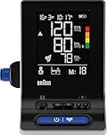Braun ExactFit 5 Connect Smart Upper Arm Blood Pressure Monitor - Braun Healthy Heart app compatible- Clinically Validated Accuracy - Color-coded Indicator -2 Cuff Sizes - For Home Use - BUA6350