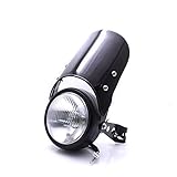  VSKTE 28mm-34mm Universal Motorradscheinwerfer mit Verkleidung mit Halterungen Gabel Fit für Chopper-Scheinwerfermotor Kawasaki Yamaha (Color : Item 1)