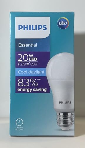 Philips LED Bulb 20W - 120W A60 E27 Cool Daylight 929003616107