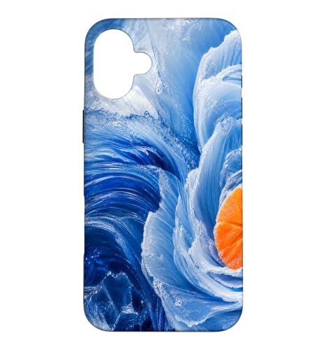 Glacier �A�i�Ɛ�̏��� �E�F�[�u ���[�b�g �N�[���g�[���p�^�[�� �X�}�z�P�[�X iPhone 16 Plus �p